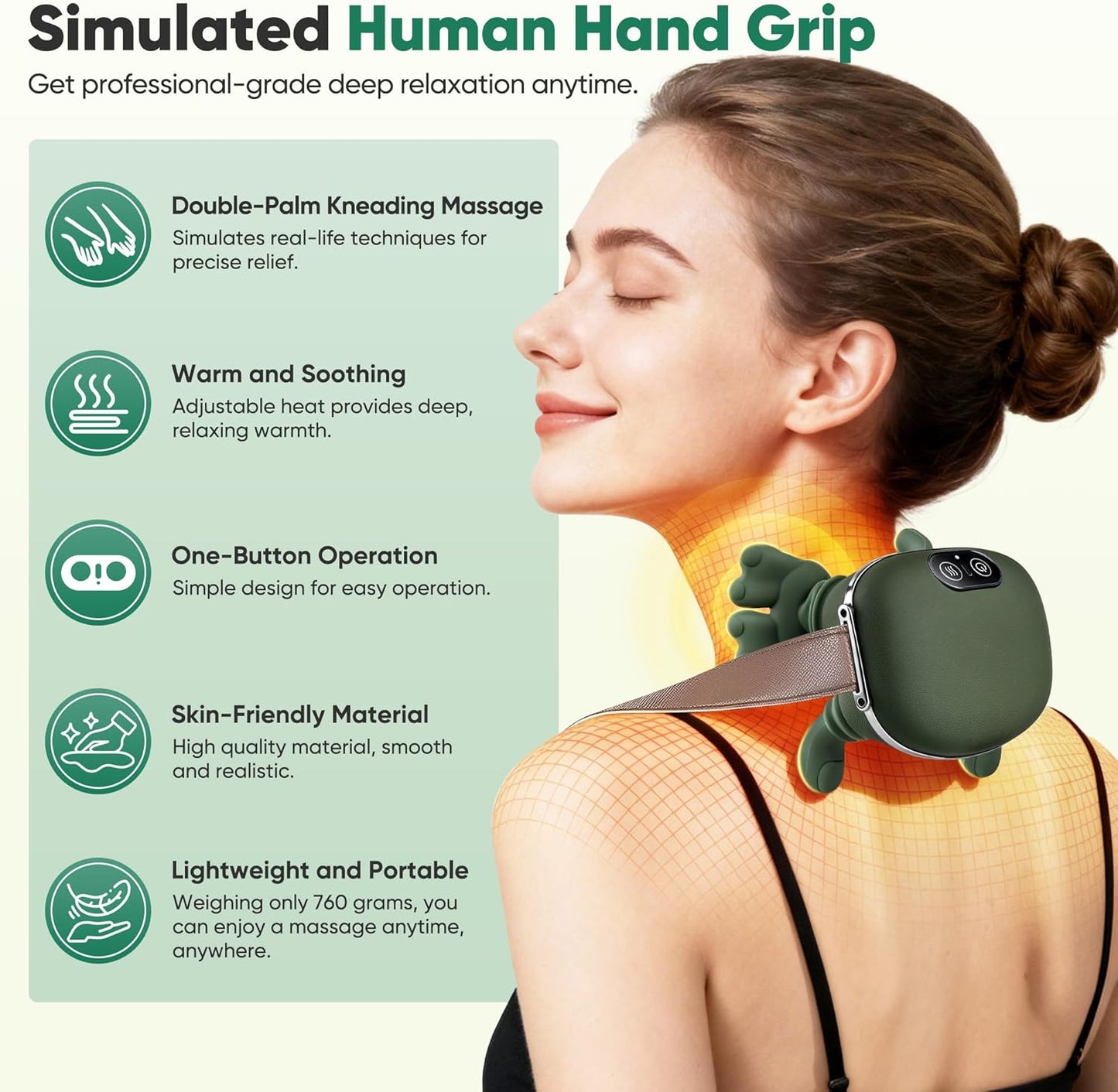 PREMIUM QUALITY NECK & SHOULDER MASSAGER